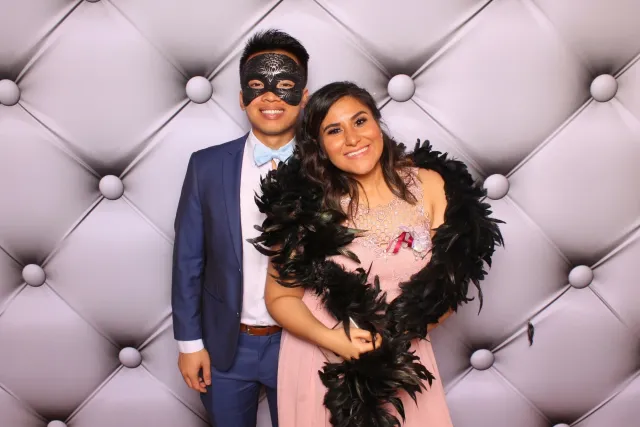 White Pillow photo booth backdrop